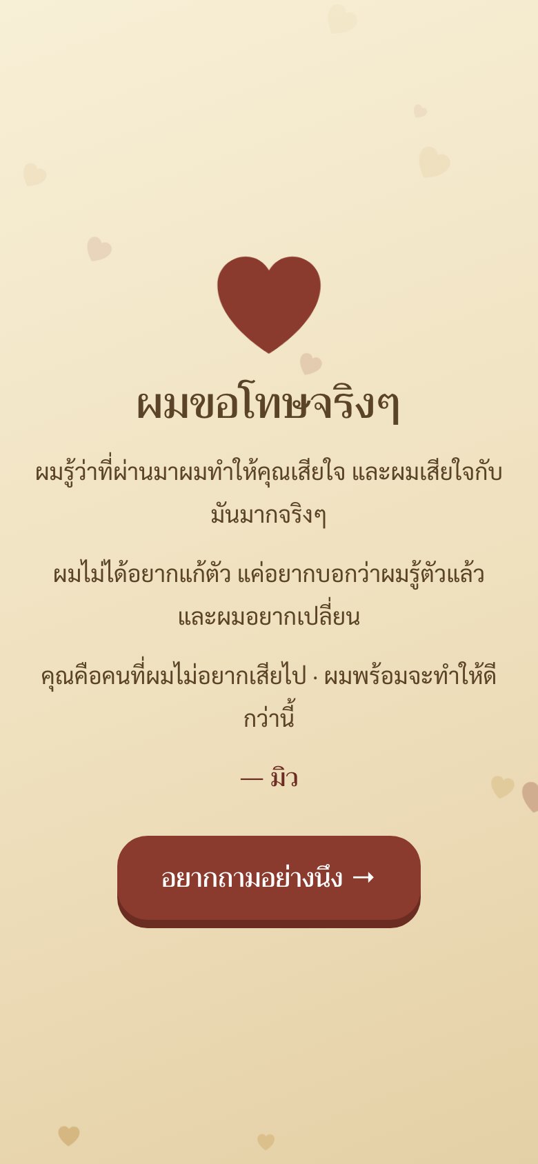 ตัวอย่างธีม Vintage Letter